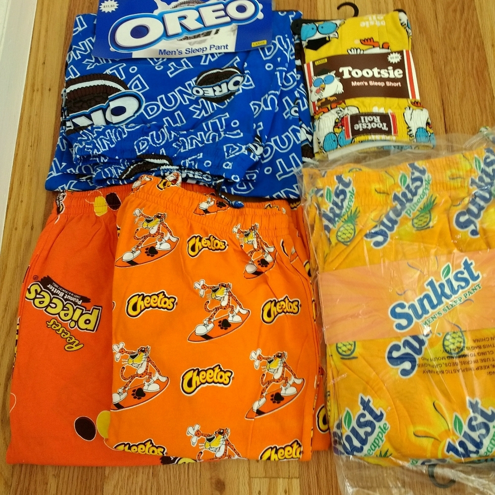 NEW Junk food themed PJs(men)